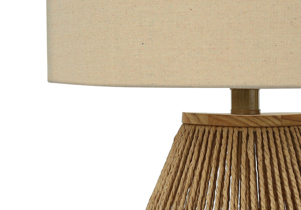 Woven Rope Geometric Table Lamp