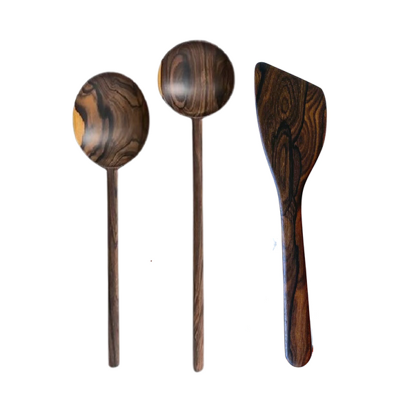 Handcarved Sustainable Wood Utensil Set