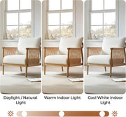 Braided Cord Wood-Frame Accent Chair – chair (view 7) | Roost & Roam