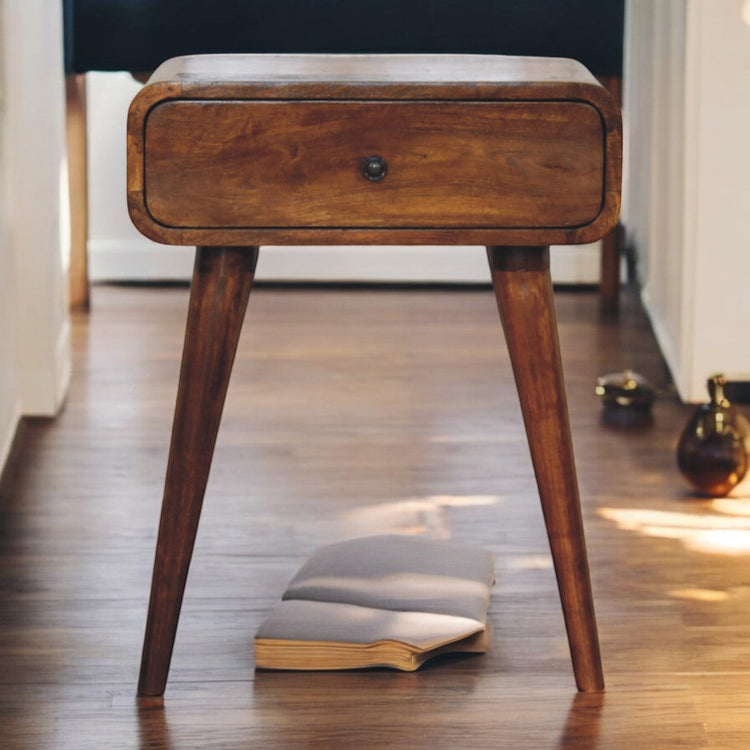 Chestnut Mango Wood Nightstand