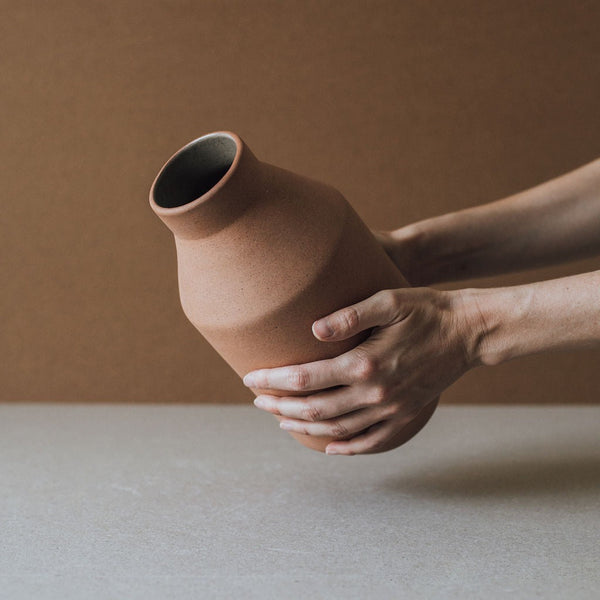 High-Fire Earthenware Ceramic Vase