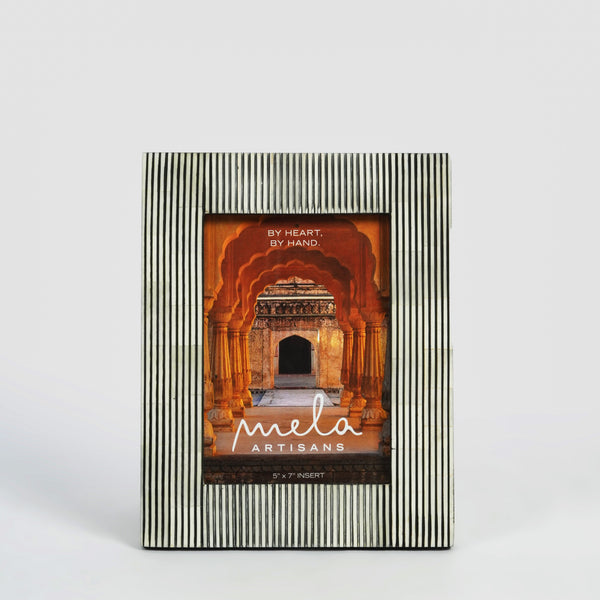 Pinstripe Inlay Photo Frame Set