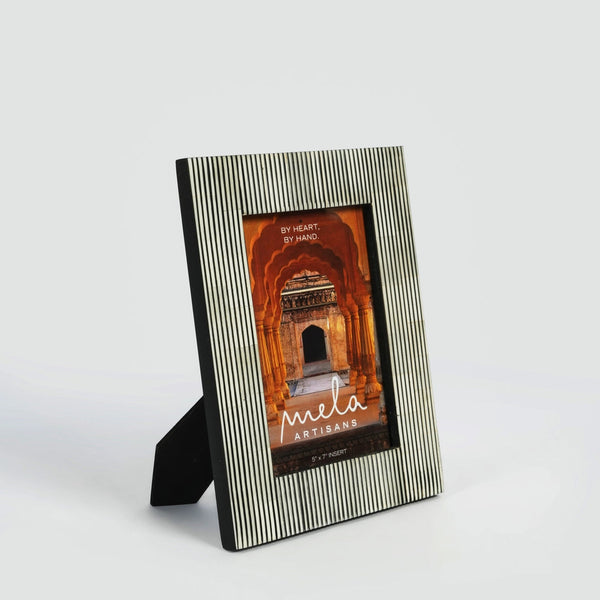 Pinstripe Inlay Photo Frame Set