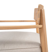 Acacia Wood Outdoor Club Chair