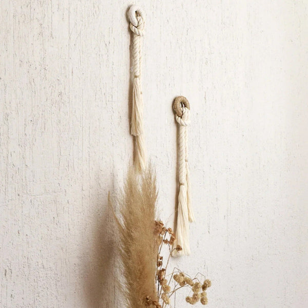 Knotted Cotton Rope Wall Hanging