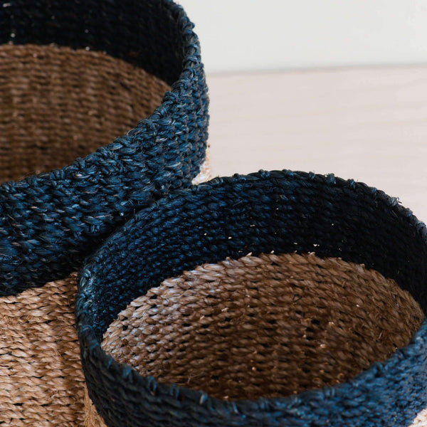 Handwoven Seagrass Catch-All Basket Set
