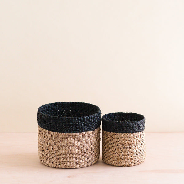 Handwoven Seagrass Catch-All Basket Set