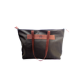 Canvas Leather-Trim Weekender Tote