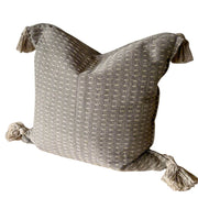Oaxacan Woven Cotton Tassel Pillow