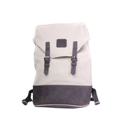 Hand-Stitched Leather Canvas Daypack