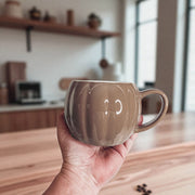 Pumpkin-Shaped Ceramic Coffee Mug