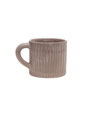 Fluted Stoneware Lines Mug – mugs | Roost & Roam