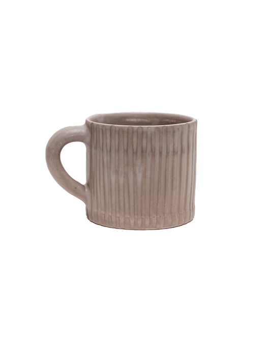 Fluted Stoneware Lines Mug – mugs | Roost & Roam