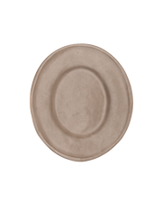 Earth-Glaze Oval Ceramic Dinner Plate Set – plates | Roost & Roam