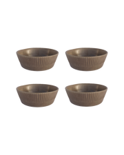 Ridged Stoneware Pasta Bowl Set – bowls (view 3) | Roost & Roam