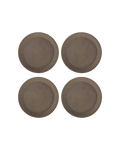 Hand-Carved Stoneware Salad Plate Set – plates | Roost & Roam
