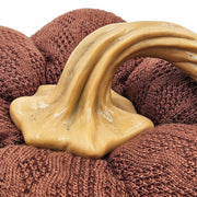 Cable-Knit Fabric Pumpkin Decor Set