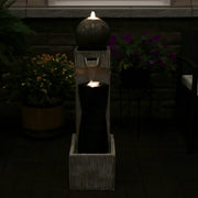 Sphere Column Outdoor Water Fountain