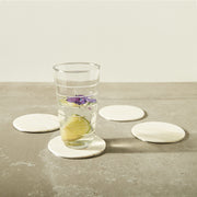 Hand-Shaped Bone Inlay Coaster Set