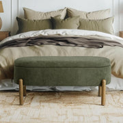 Corduroy Storage Bench Ottoman – ottoman (view 9) | Roost & Roam