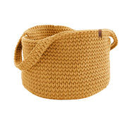 Chunky Crochet Round Storage Basket