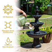 Four-Tier Pineapple Garden Fountain