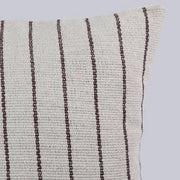Backstrap-Woven Striped Cotton Pillow Cover