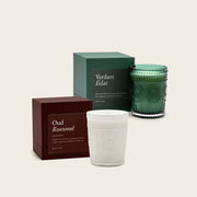 Embossed Glass Scented Candle