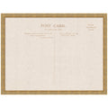 Vintage Postcard Linen Fabric Pinboard — Linen-finish fabric pinboard in an ornate vintage-postcard frame, two sizes
