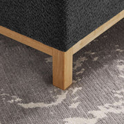 Oversized Dark Grey Boucle Armchair – chair (view 6) | Roost & Roam