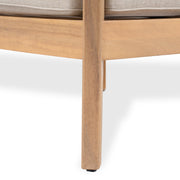 Acacia Wood Outdoor Club Chair