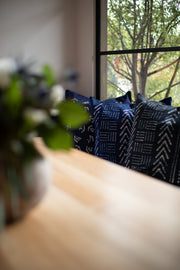 Batik Hand-Printed Cotton Throw Pillow