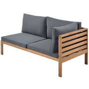 Acacia Wood Sectional Outdoor Sofa Set