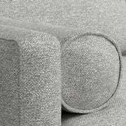Mid-Century Upholstered Sofa and Ottoman Set