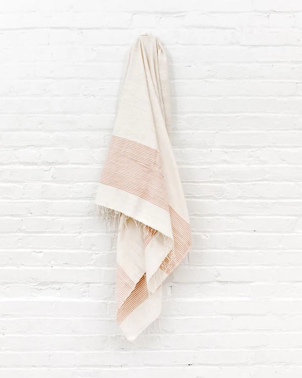 Ribbed Cotton Hammam Bath Towel