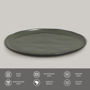 Reactive Glaze Dinner Plate Set