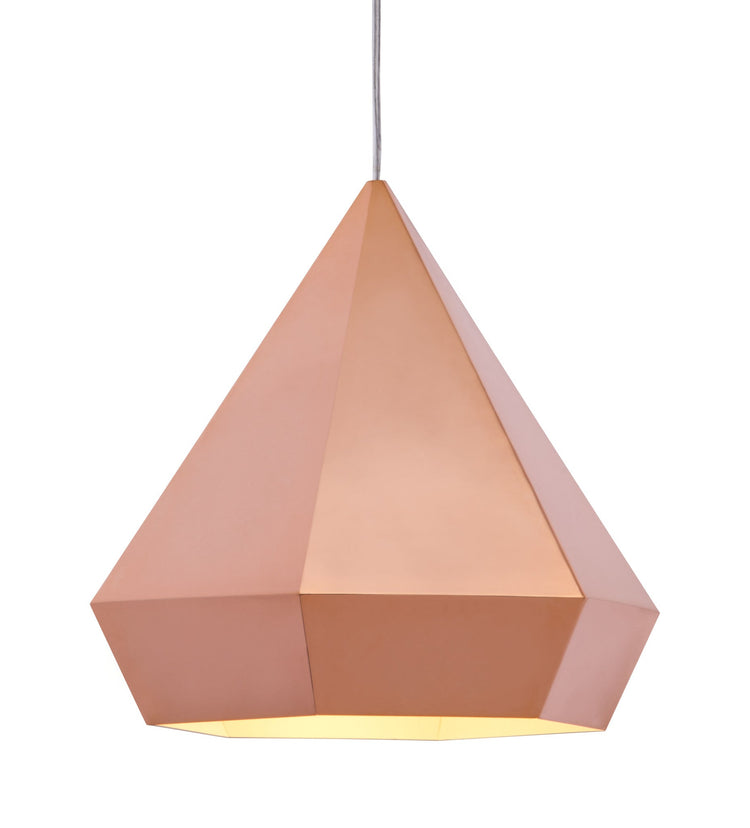 Rose Gold Geometric Pendant Ceiling Lamp
