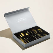 Mirror-Polish Stainless Steel Flatware Set