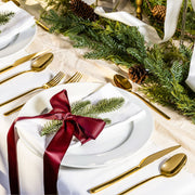 Mirror-Polish Stainless Steel Flatware Set