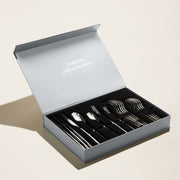 Mirror-Polish Stainless Steel Flatware Set