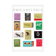 Philadelphia Matchbook Collection Framed Print — additional product view 14