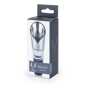 Polished Metal Aerating Wine Pourer