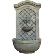 Rosette Leaf Outdoor Wall Fountain