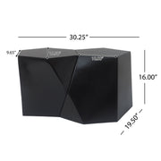 Faceted MGO Coffee Table Set