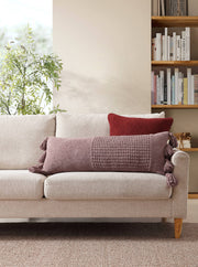 Boucle-Texture Memory Foam Throw Pillow