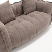 Boucle Channel-Tufted Loveseat Sofa — additional product view 12