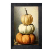 Stacked Pumpkins Framed Print, 2 Size Options