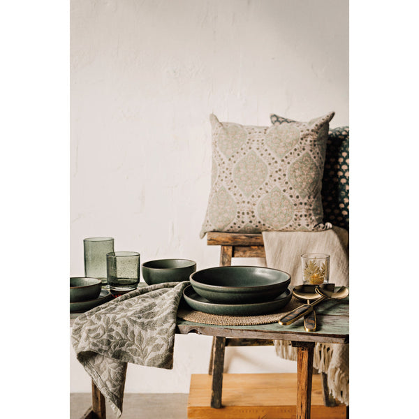 Reactive Glaze Ceramic Dessert Bowl Set