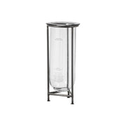 Clear Glass Tube Vase With Stand