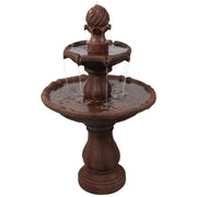 Two-Tier Solar Outdoor Water Fountain